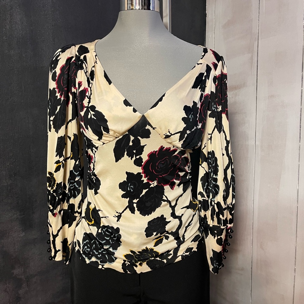 DVF mock Wrap Blouse